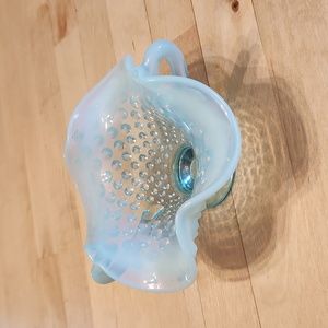 Vintage Fenton Hobnail Bon Bon with Handles